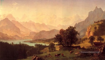 Alpes bernoises Albert Bierstadt Peinture à l'huile